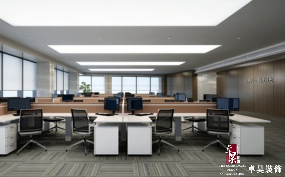 長沙辦公空間裝修公司華夏人壽&nbsp;|&nbsp;辦公樓裝修案例效果圖